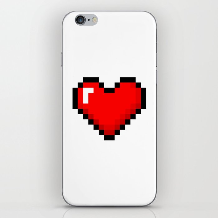 8-Bit Heart iPhone Skin