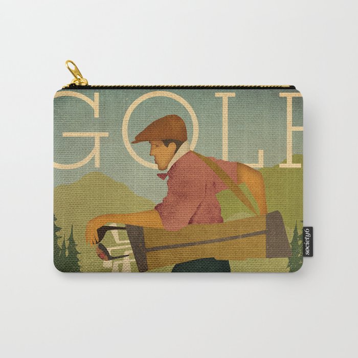 Vintage Golf Carry-All Pouch