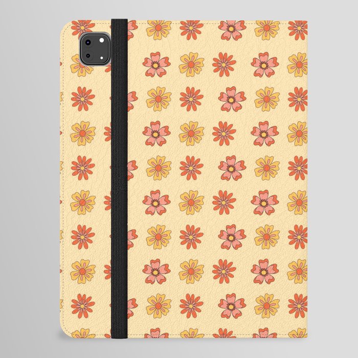 70s Retro Pattern iPad Folio Case