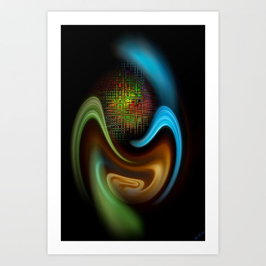 Abstract Perfektion 90 Art Print