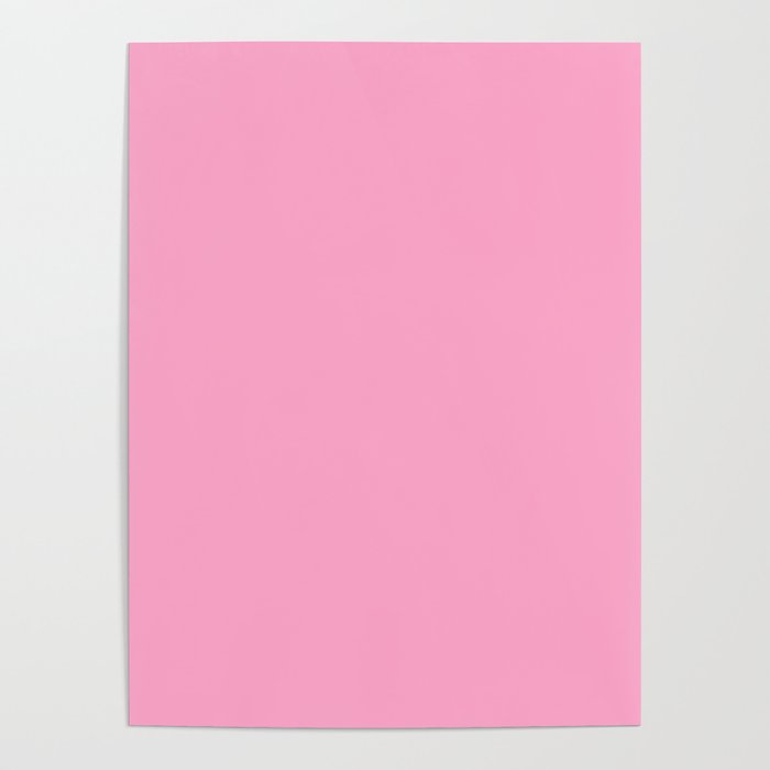 Solid Pink Poster