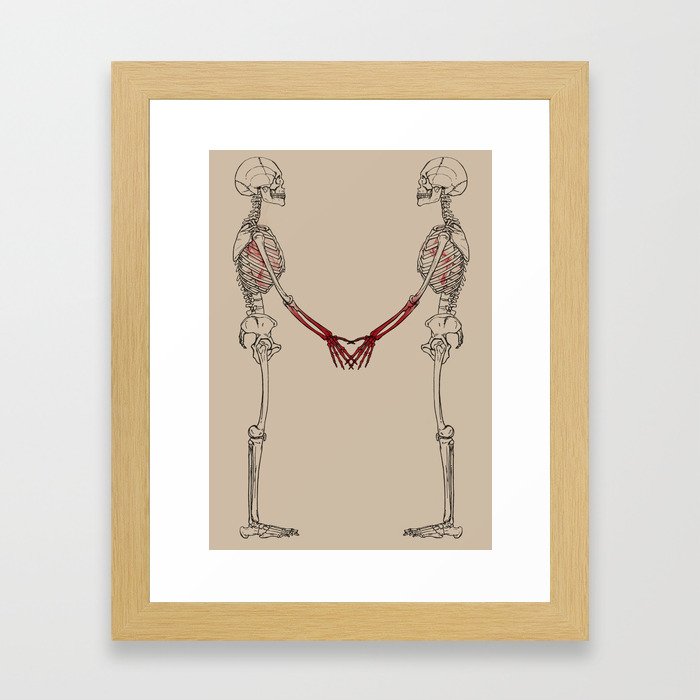 Anatomia vitale Framed Art Print