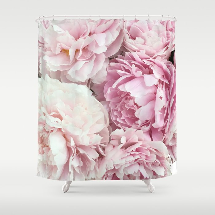A bunch of peonies Shower Curtain