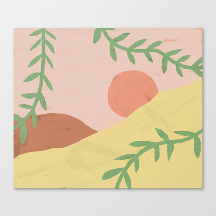 Sunrise Vines Canvas Print