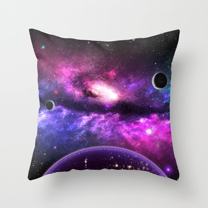 Nebula Wanderlust Throw Pillow