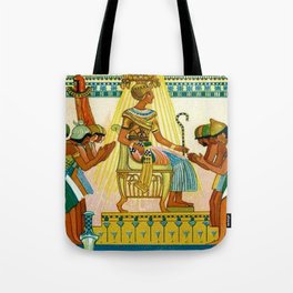 Vintage 1933 Belgian Egyptian Motif Isis Osiris Liebig's Beef Extract Lithograph Advertisement Poste Tote Bag