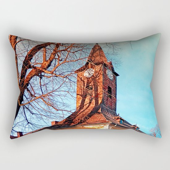 The village church of Waxenberg Rectangular Pillow