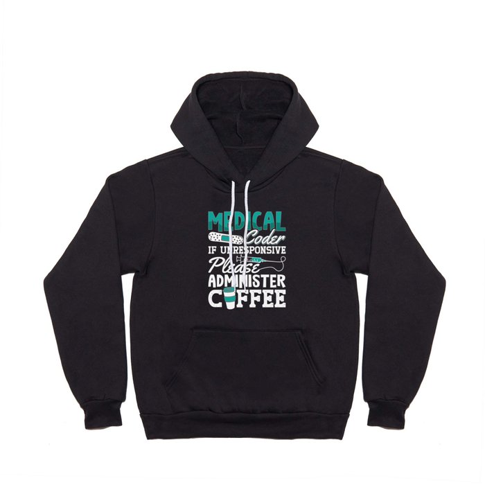 Medical Coder Coffee Assistant ICD Coding Hoody