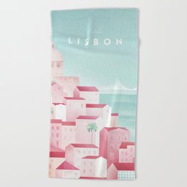 Lisbon Beach Towel