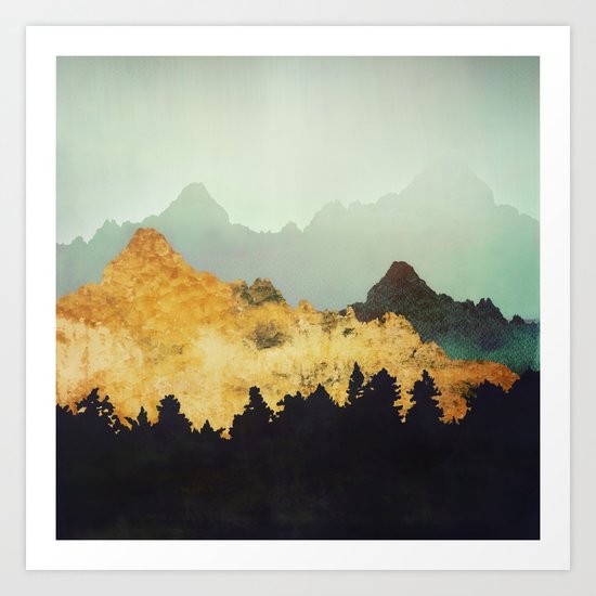 Patina Hills Art Print