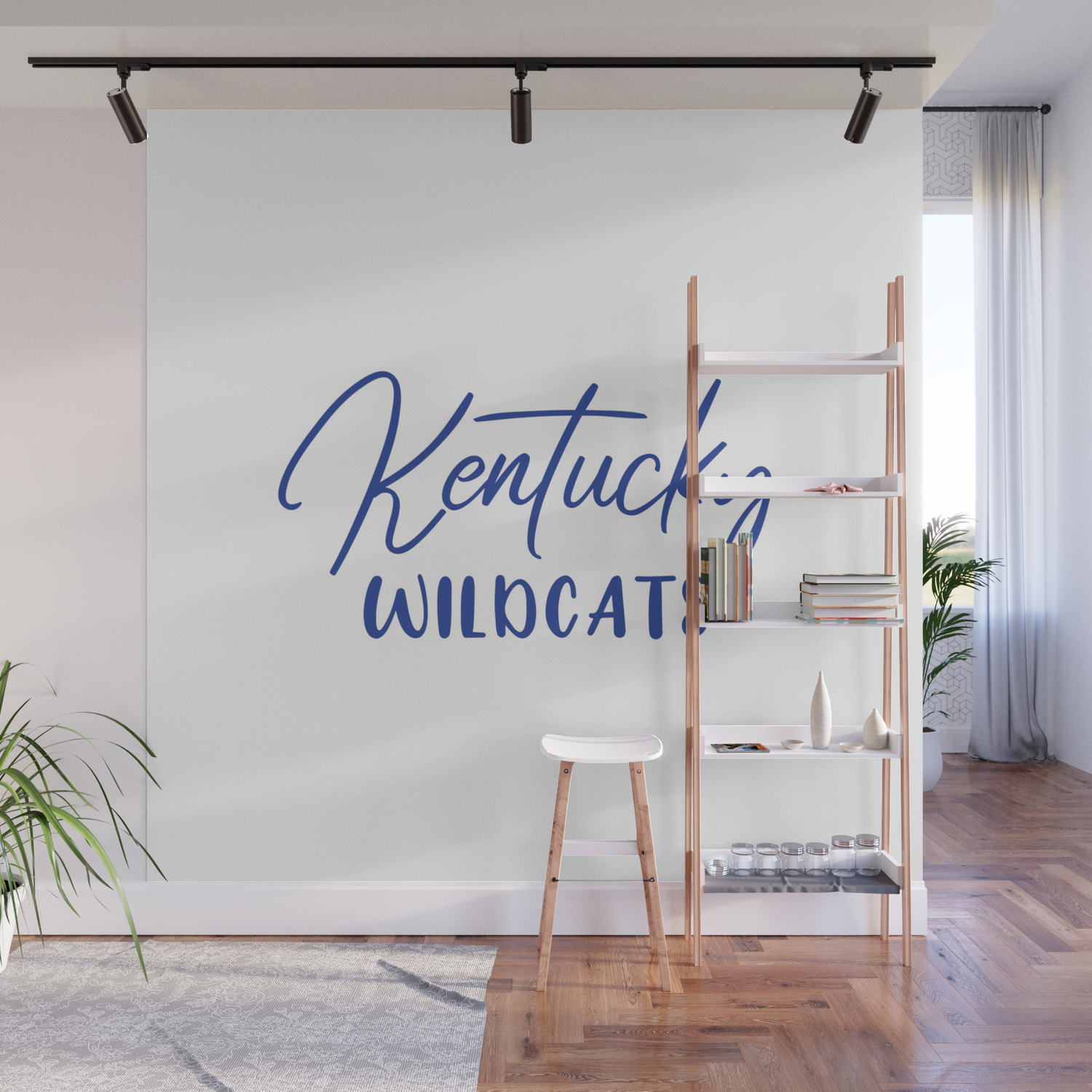 Kentucky Wildcats Basketball Wall Mural By Socoart Society6