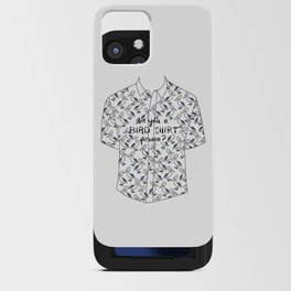 Bird Shirt Person iPhone Card Case