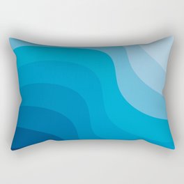 Retro Waves Rectangular Pillow