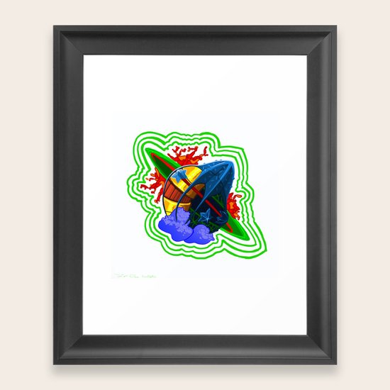 logo Framed Art Print