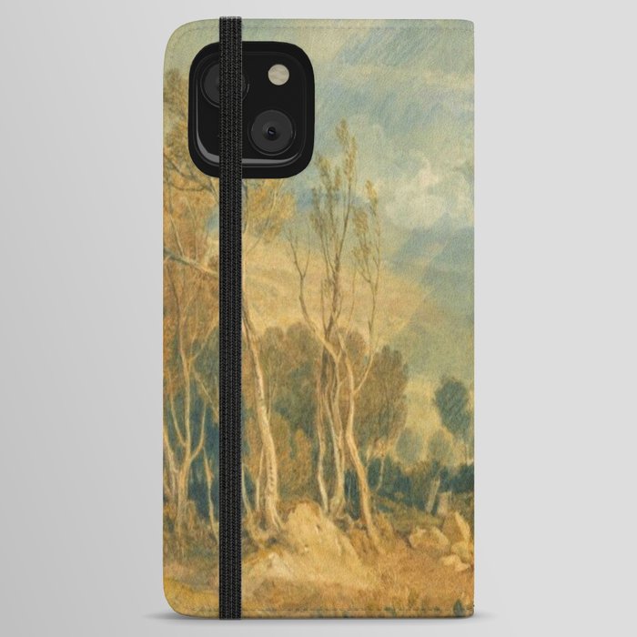 Joseph Mallord William Turner Ingleborough From Chapel Le Dale iPhone Wallet Case