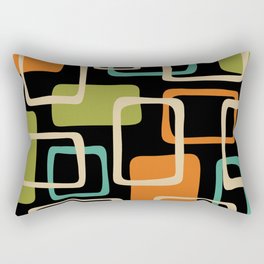Mid Century Modern Abstract Squares Pattern 420 Mid Mod Rectangular Pillow