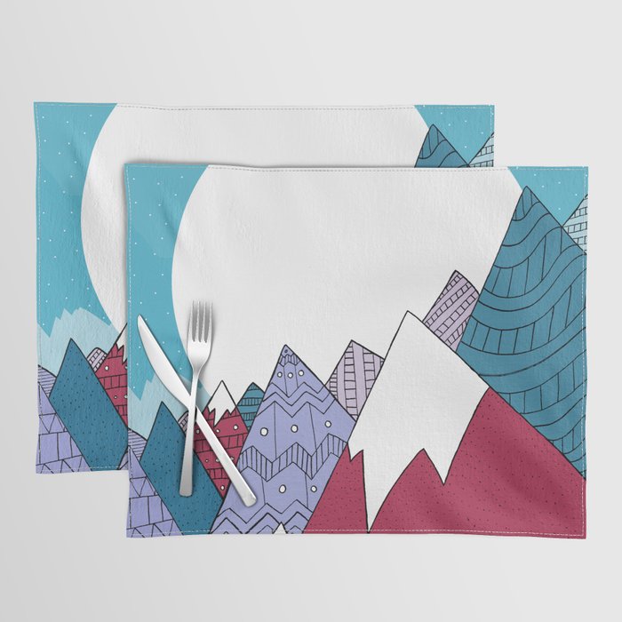 Blue Sky Mountains Placemat