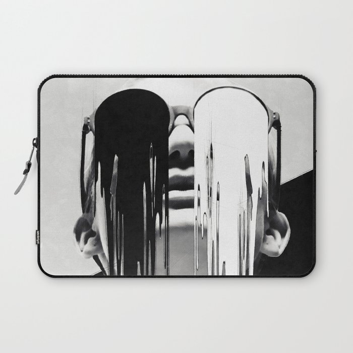 Black and white Laptop Sleeve