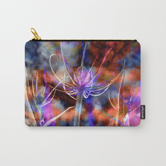 Floral Cloud Spectacle Carry-All Pouch