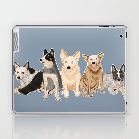 Happy Heelers Australian Cattle Dog Laptop & iPad Skin
