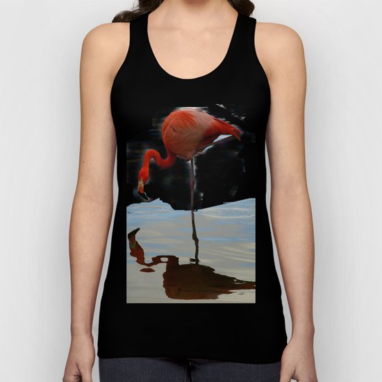 Pink Flamingo Unisex Tank Top
