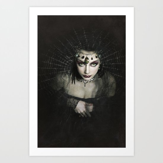 Queen of Shadows Art Print