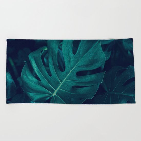 Monstera Garden Beach Towel