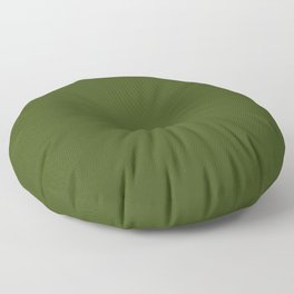 Dark Olive Green Sage - Pure And Simple Floor Pillow
