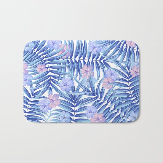 Hawaiian Pattern Bath Mat