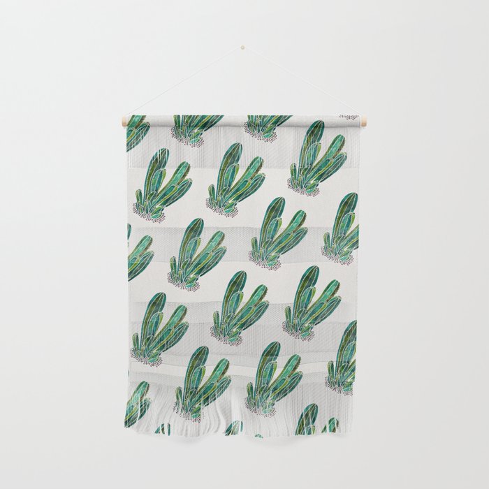 Cactus Cluster – Emerald Wall Hanging