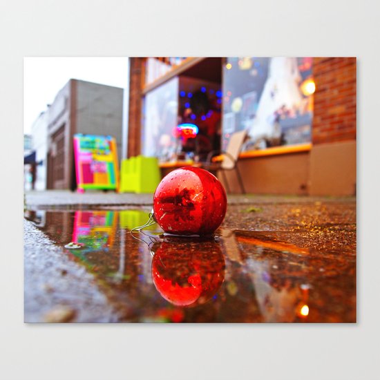 Sidewalk ornament Canvas Print