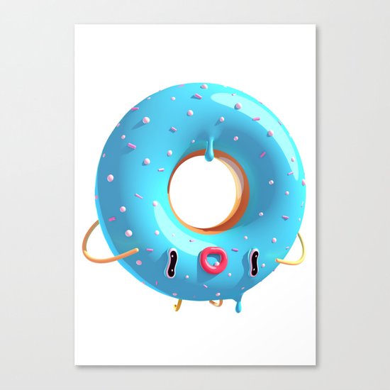 Donut Canvas Print