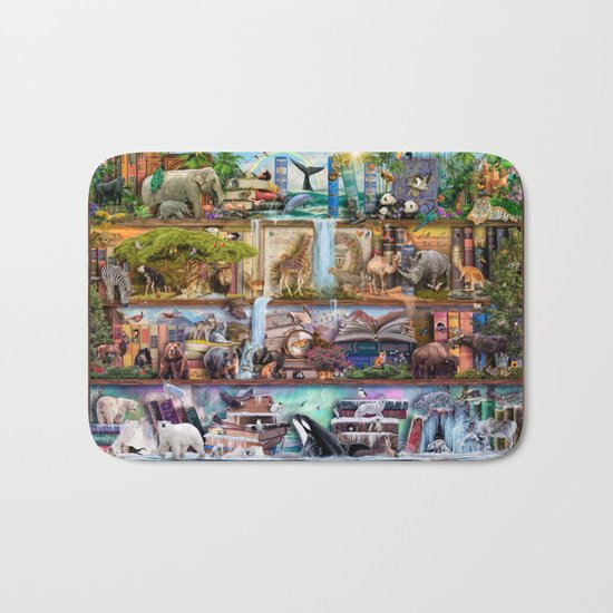 The Amazing Animal Kingdom Bath Mat