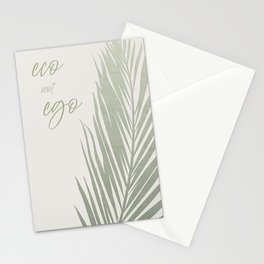 Eco not ego Stationery Card