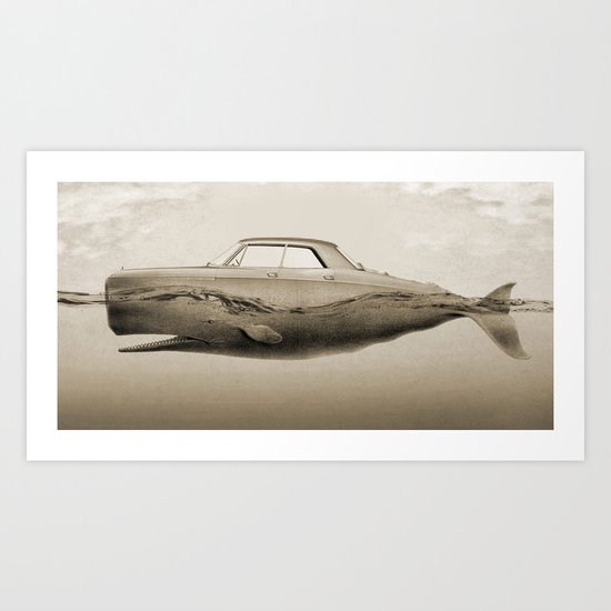 the Buick of the sea Art Print