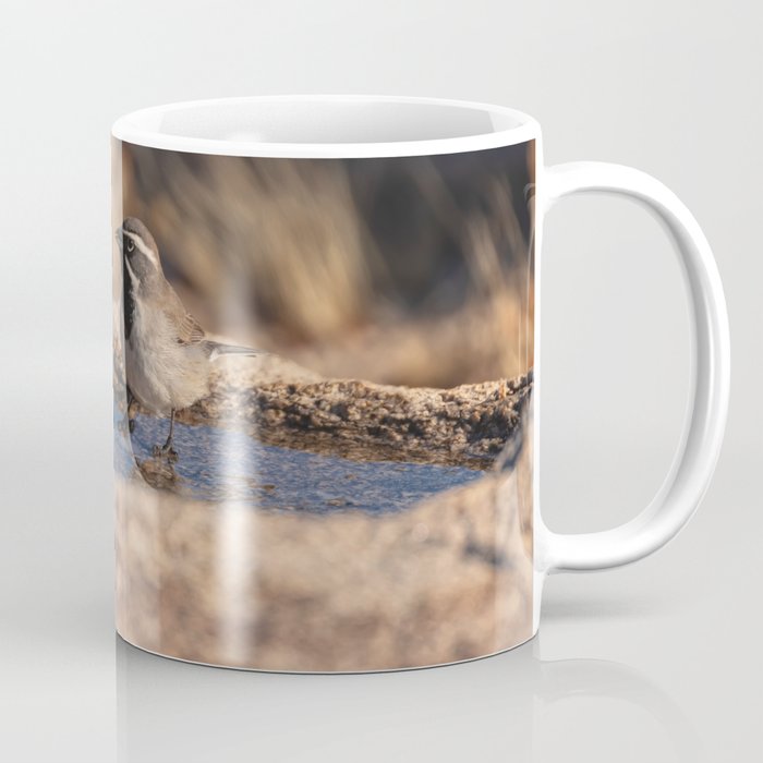 Sparrow at Waterhole Coffee Mug