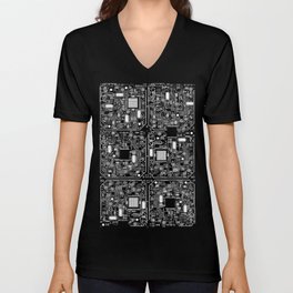 Serious Circuitry V Neck T Shirt