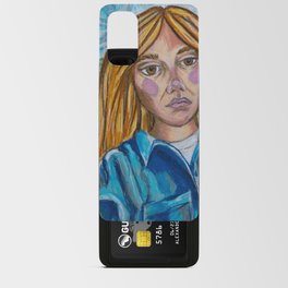 Windy Mindy - Woman in Nature with all the Blue Skies Android Card Case
