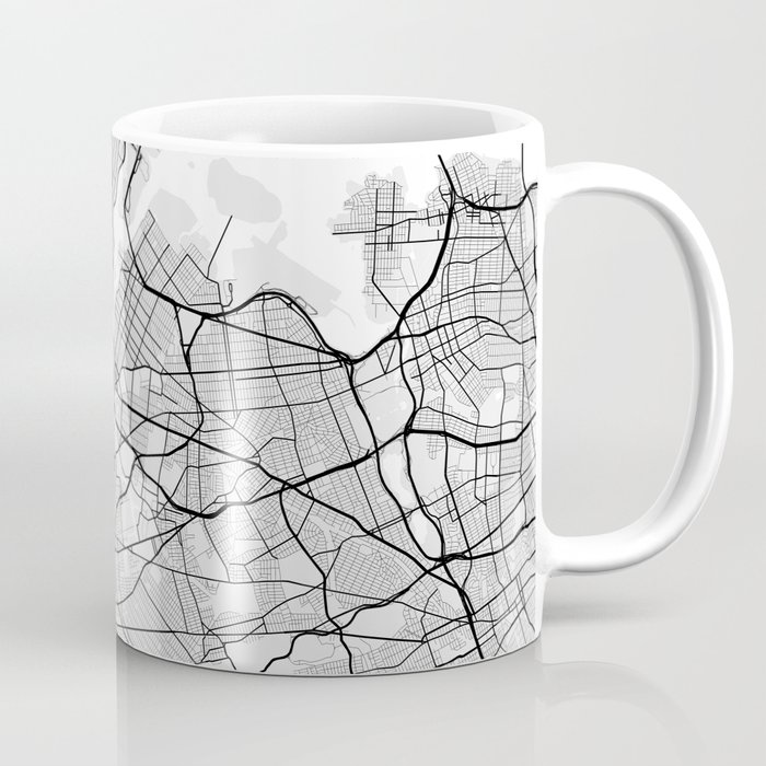 New York City Map of United States Coffee Mug