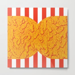 Cheezies Metal Print | Canada, Hawkins, Cheeze, Cheezies, Digital, Puffs, Snacks, Graphicdesign, Canadiana, Pattern 