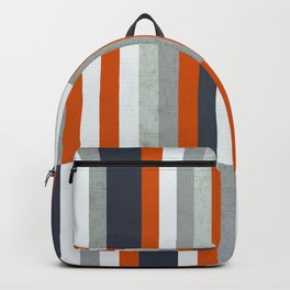 Orange, Navy Blue, Gray / Grey Stripes, Abstract Nautical Maritime Design by Backpack | Gray, Orange, Maritime, Sea, Graphicdesign, Navy, Concrete, Hipster, Striped, Stripe 