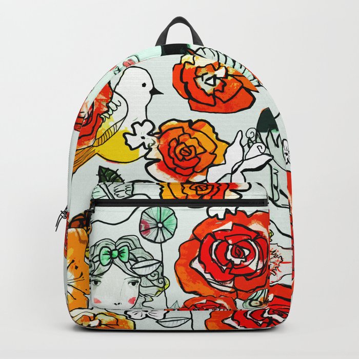 flower backpacks for girls