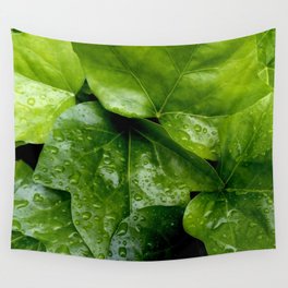 Nature and Greenery 24 raindrop Wall Tapestry