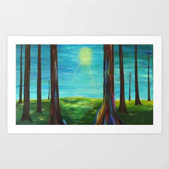 Magical Forest Art Print