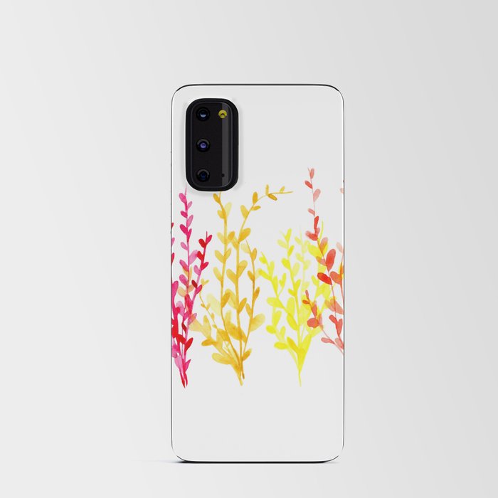 Eucalyptus Leaves - Warm Colors Android Card Case