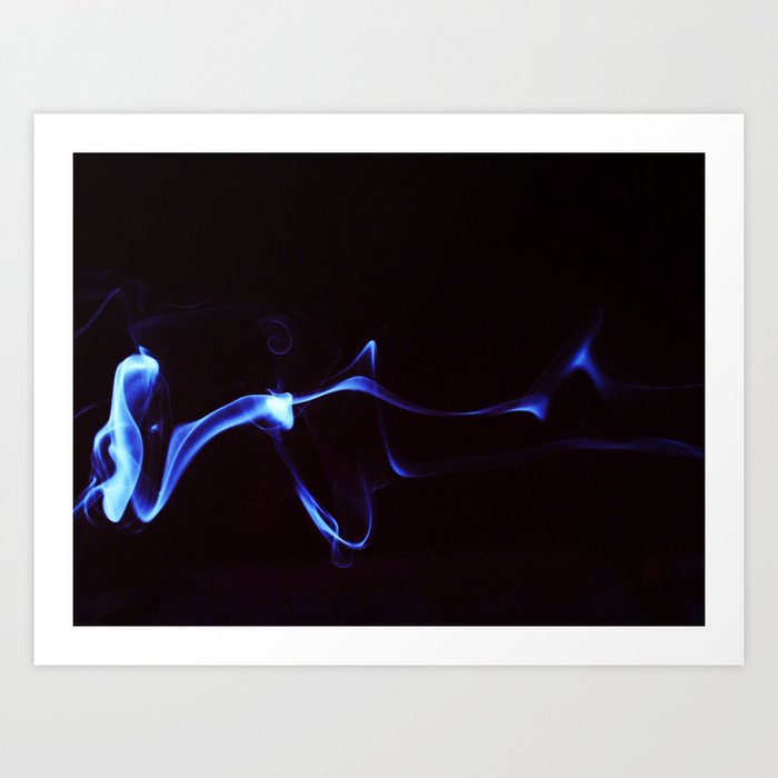 smokedrift 05: electric Art Print