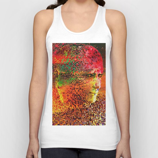 " The beauty is the magnificence of the divine face. " Unisex Tank Top