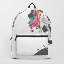 Uncorn Full Color Rainbow Backpack | Gamer, Retro, Comic, Sport, Graphicdesign, Movie, Funny, Humour, Vintage, Graphic 