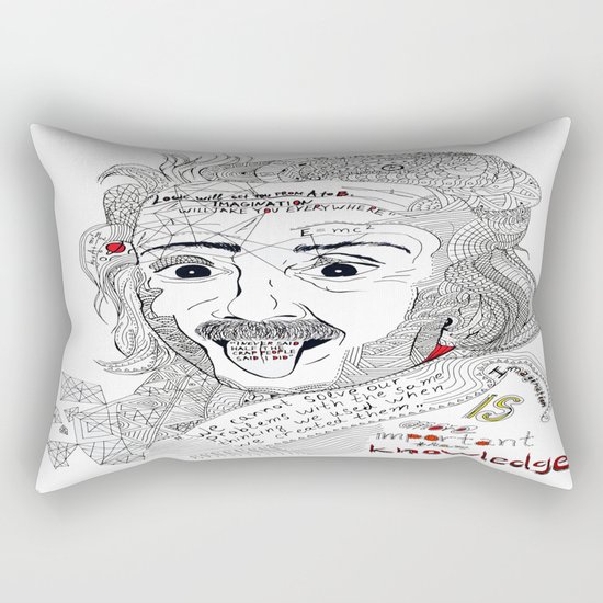 Einstein Rectangular Pillow