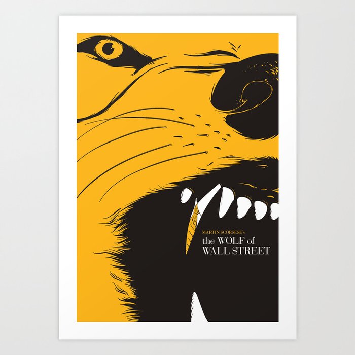 The Wolf of Wall Street | Fan Poster Design Art Print